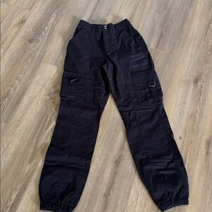 Garage Black Cargo Pants